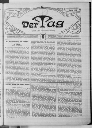 Der Tag vom 20.08.1904
