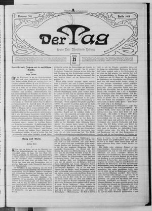 Der Tag vom 21.08.1904