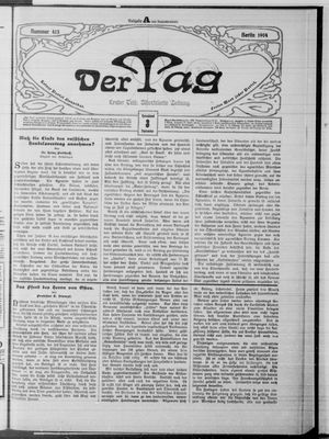 Der Tag vom 04.09.1904