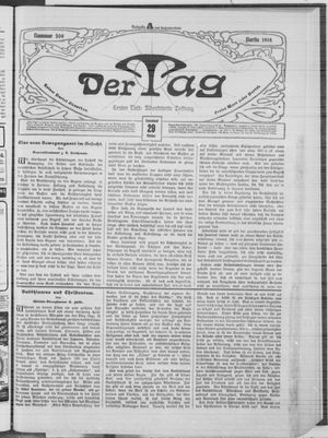 Der Tag vom 29.10.1904
