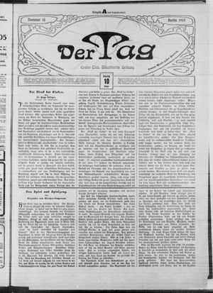 Der Tag vom 10.01.1905