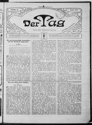 Der Tag vom 31.01.1905