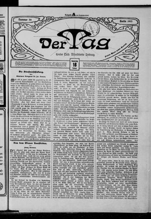 Der Tag vom 16.02.1905