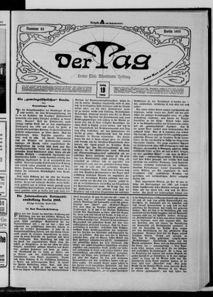 Der Tag vom 19.02.1905