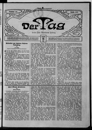 Der Tag vom 11.03.1905
