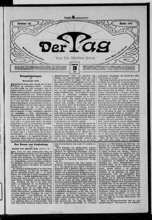 Der Tag vom 29.06.1905