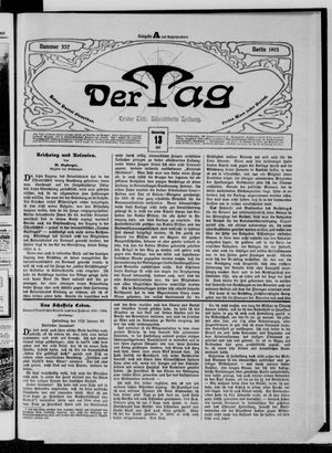 Der Tag vom 13.07.1905