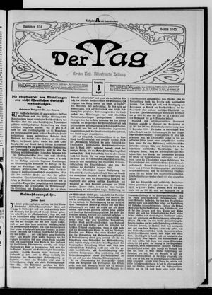 Der Tag vom 03.08.1905