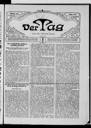 Der Tag vom 08.08.1905