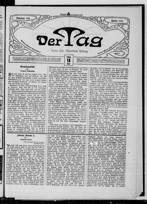 Der Tag vom 13.08.1905