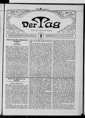 Der Tag vom 20.08.1905