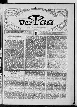 Der Tag vom 24.08.1905