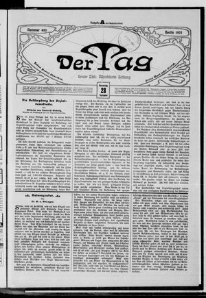 Der Tag vom 28.09.1905