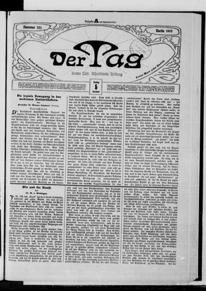 Der Tag vom 05.11.1905