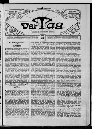 Der Tag vom 28.11.1905