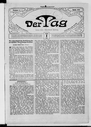 Der Tag on Jan 3, 1906