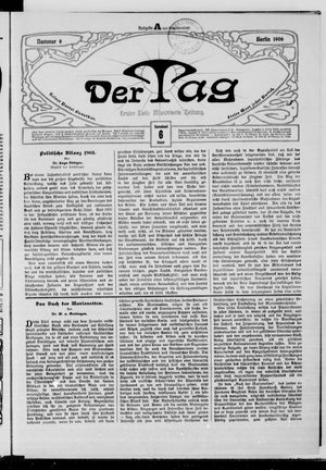 Der Tag vom 06.01.1906