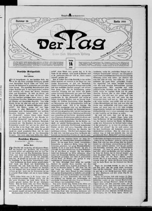 Der Tag vom 14.01.1906