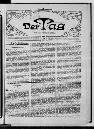 Der Tag vom 30.01.1906