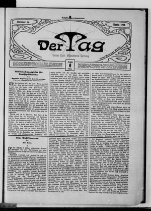 Der Tag on Feb 6, 1906
