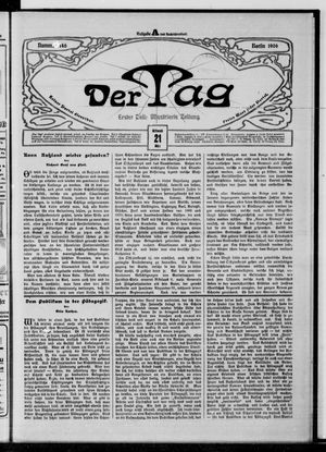Der Tag on Mar 21, 1906