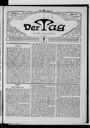 Der Tag vom 27.04.1906