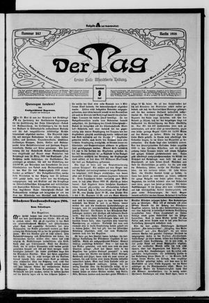 Der Tag on Jun 9, 1906
