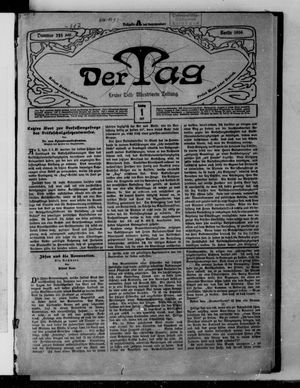 Der Tag vom 01.07.1906