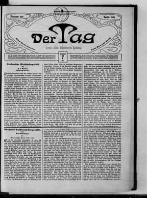Der Tag vom 07.07.1906