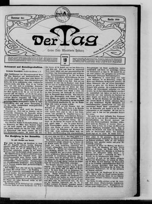 Der Tag vom 19.07.1906