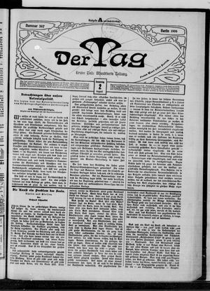 Der Tag on Aug 2, 1906