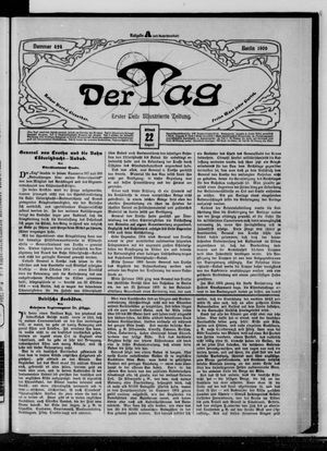 Der Tag vom 22.08.1906