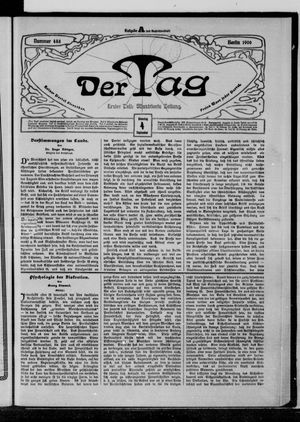 Der Tag on Sep 4, 1906
