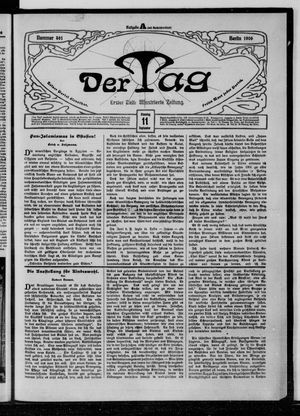 Der Tag vom 11.09.1906
