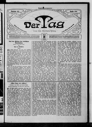 Der Tag vom 26.09.1906