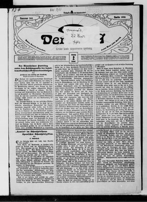 Der Tag on Oct 2, 1906