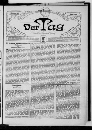 Der Tag vom 13.10.1906