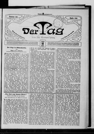 Der Tag on Oct 16, 1906