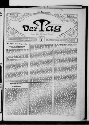 Der Tag on Nov 6, 1906