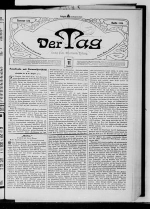 Der Tag vom 11.11.1906