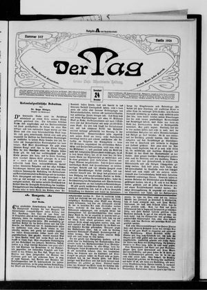 Der Tag vom 24.11.1906