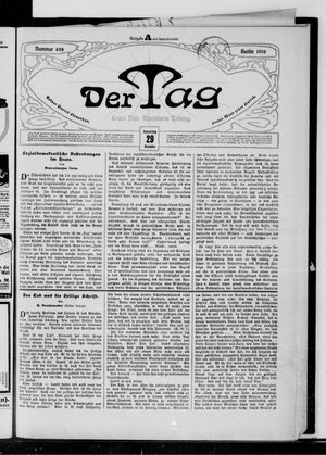 Der Tag on Nov 29, 1906