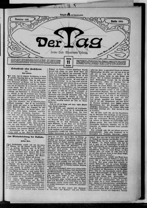 Der Tag on Dec 11, 1906