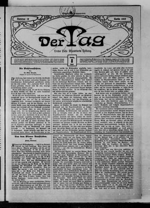 Der Tag on Jan 8, 1907