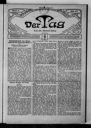 Der Tag on Jan 18, 1907