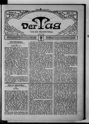 Der Tag on Jan 26, 1907
