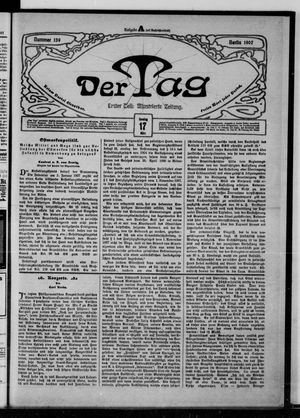 Der Tag on Mar 17, 1907