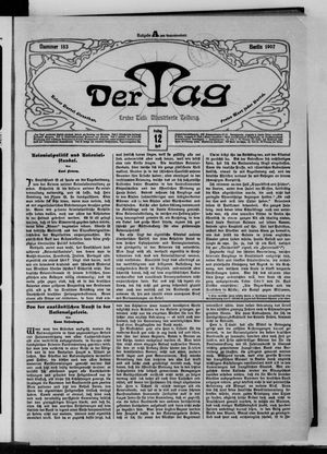 Der Tag on Apr 12, 1907