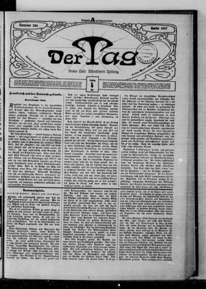Der Tag on May 5, 1907