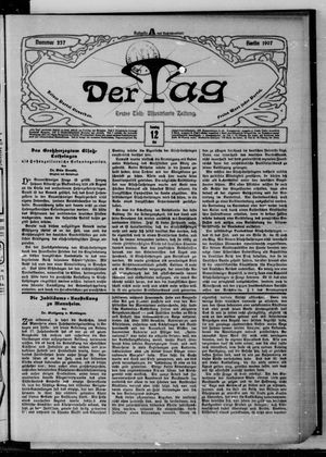 Der Tag on May 12, 1907